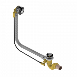 A2C-300/70 Автоматический донный клапан для ванны длина сифона 70 см Thg-paris Oceania Покрытие PVD бронза