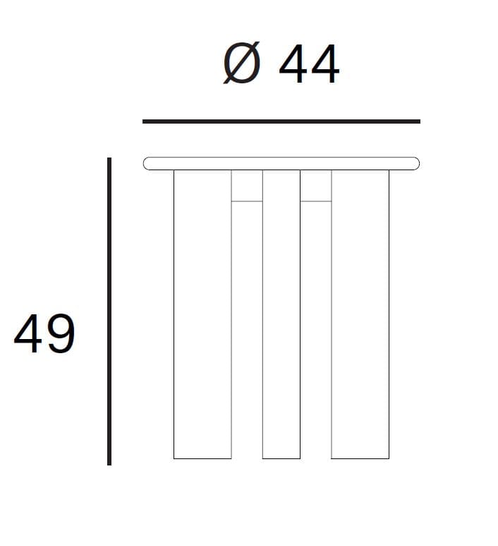 Круглый журнальный столик из ясеня Blasco&Vila Koko ARCH-00079471 - Вид №7