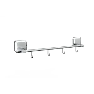 Держатель для полотенец Lemer Air с 4 крючками нержавеющая сталь цвет хром