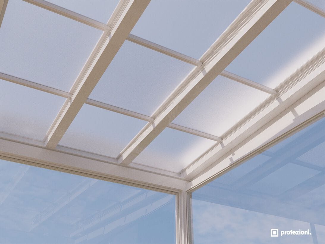 Навесная крыша с люком холодного среза Protezioni ARCH-00075502 - Вид №2