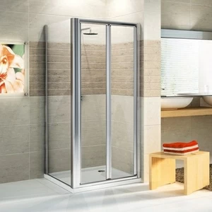 Novellini. Душевой уголок 72x72 см S+F с серебристым профилем STAR