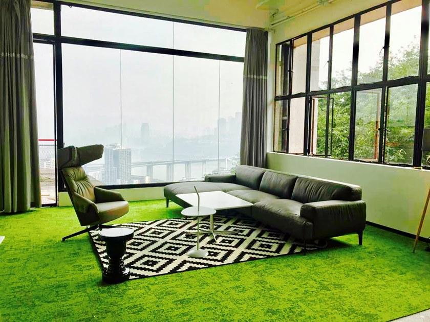 Grado Design Кожаный диван с шезлонгом Luna sun-id-1477264 - Вид №1