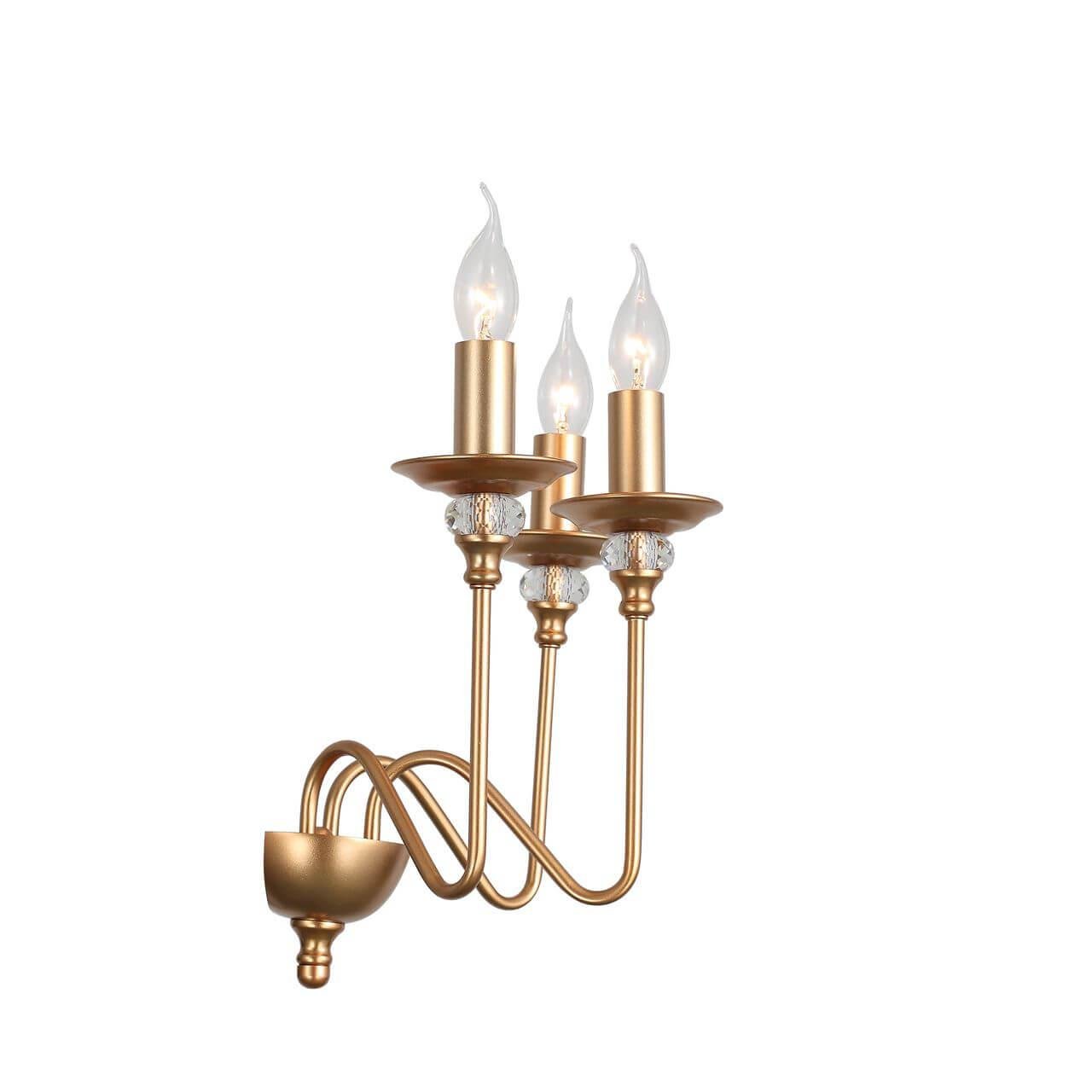 Бра металлическое на 3 лампы золотое Novento SL186.201.03 ST LUCE СВЕЧА 00-3931907 Золото  - Вид №2