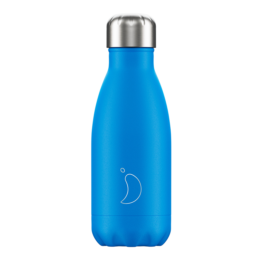 B260NEBLU Термос neon, 260 мл, голубой Chilly's Bottles 