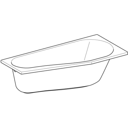 657261000 Пятиугольная ванна Geberit Renova Geberit  - Вид №6