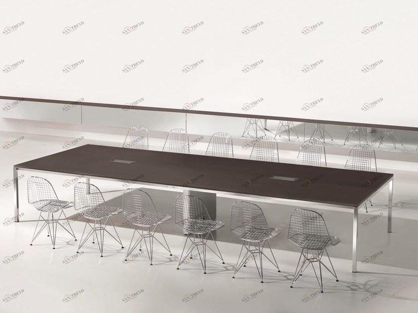 Ultom Прямоугольный стол для совещаний с системой управления кабелями Minimum sun-id-1371724