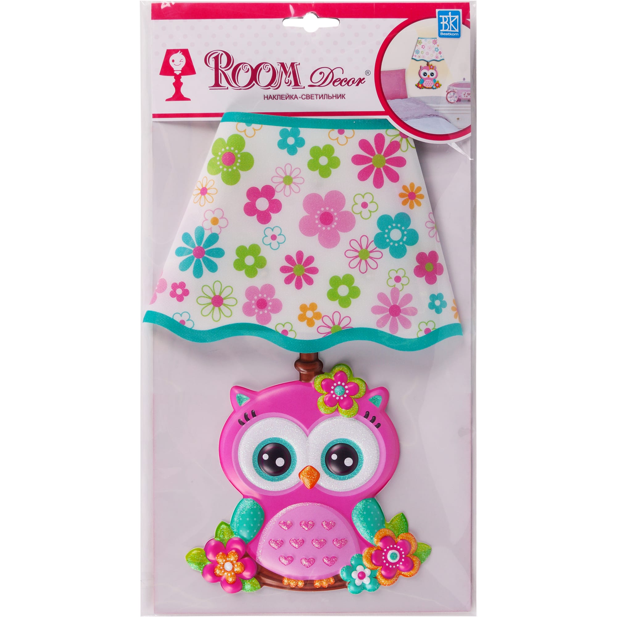 15471518 Наклейка светящаяся 3D «Совенок» LDA 1402 Santreyd  - Вид №2