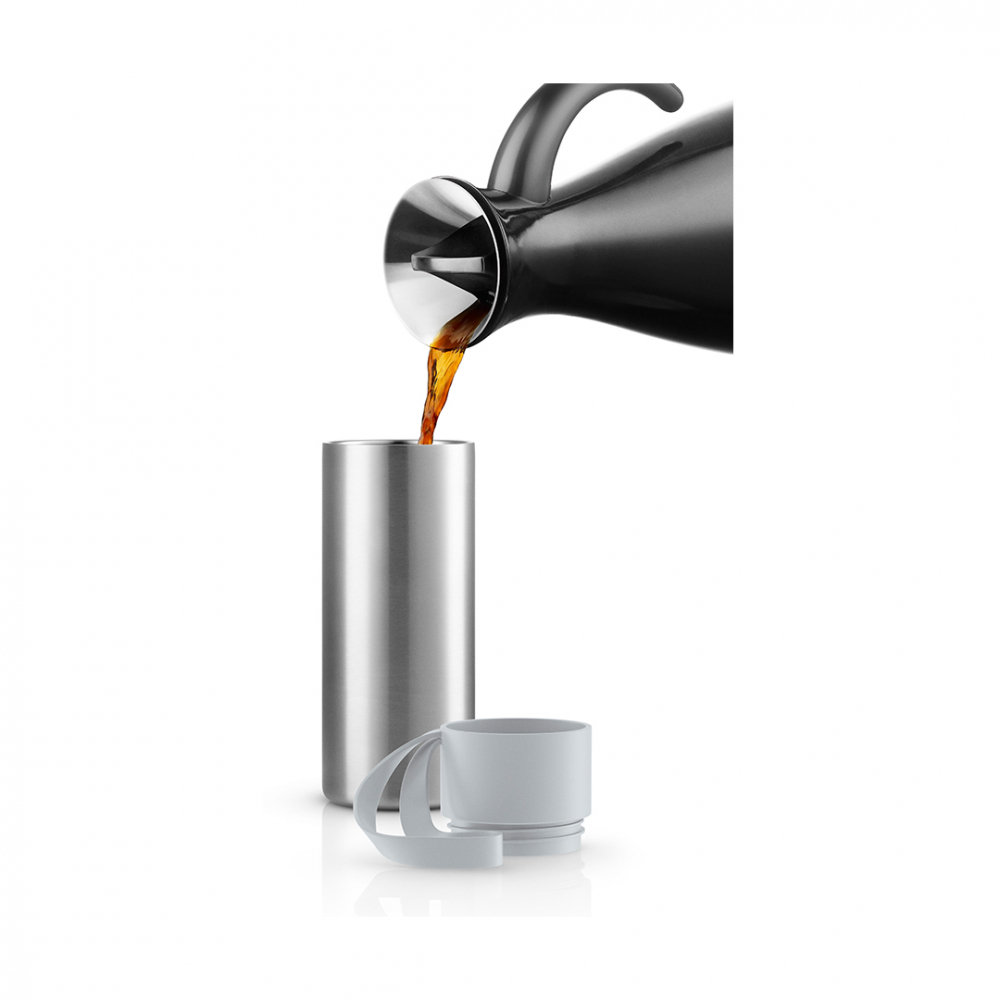 EVA SOLO 567459 Термос To Go, 350 мл, мраморно-серый Нержавеющая сталь, силикон, пластик  - Вид №3