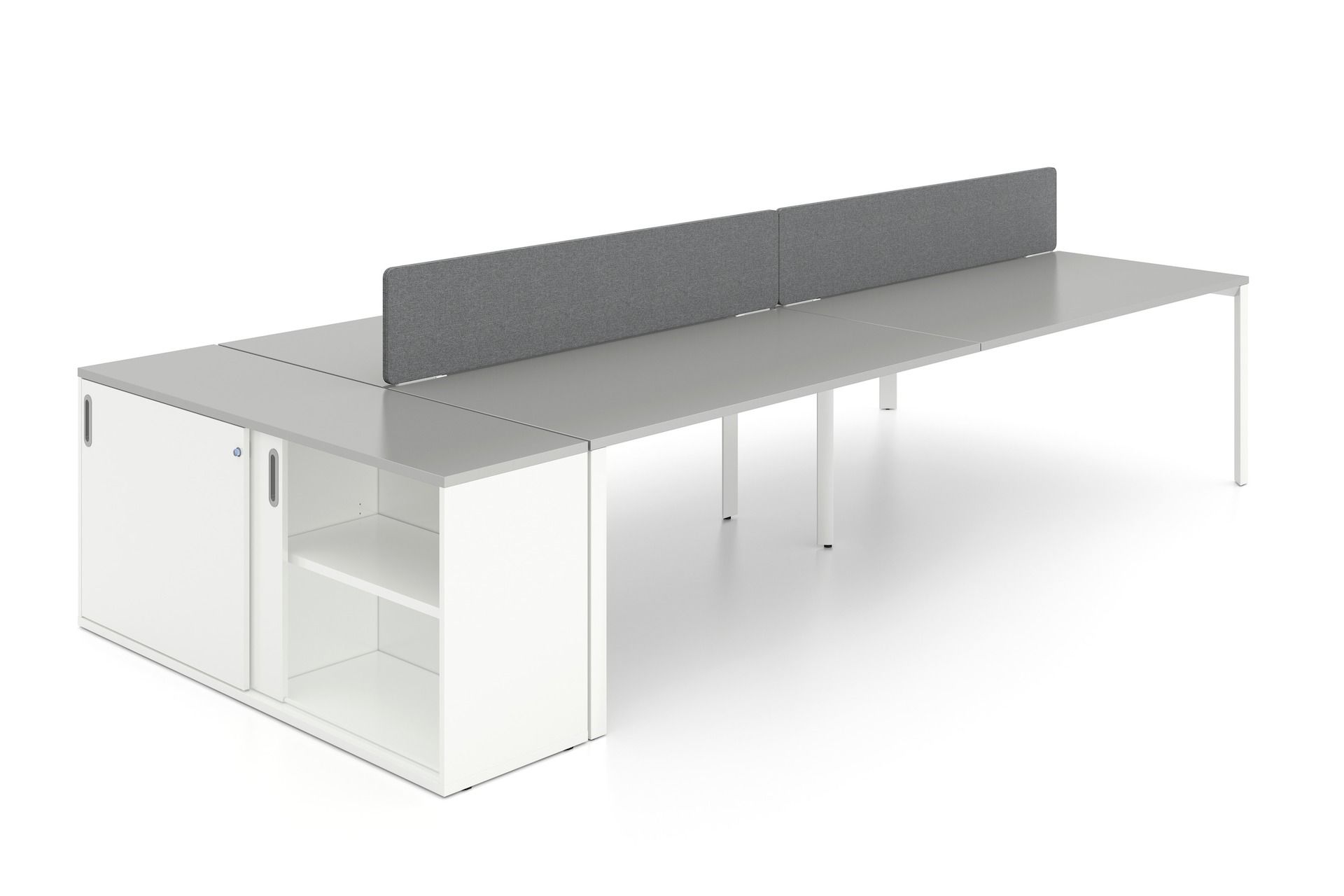 Стол с регулируемой высотой и звукопоглощающими перегородками Herman Miller макет студии ARCH-00126839 - Вид №92