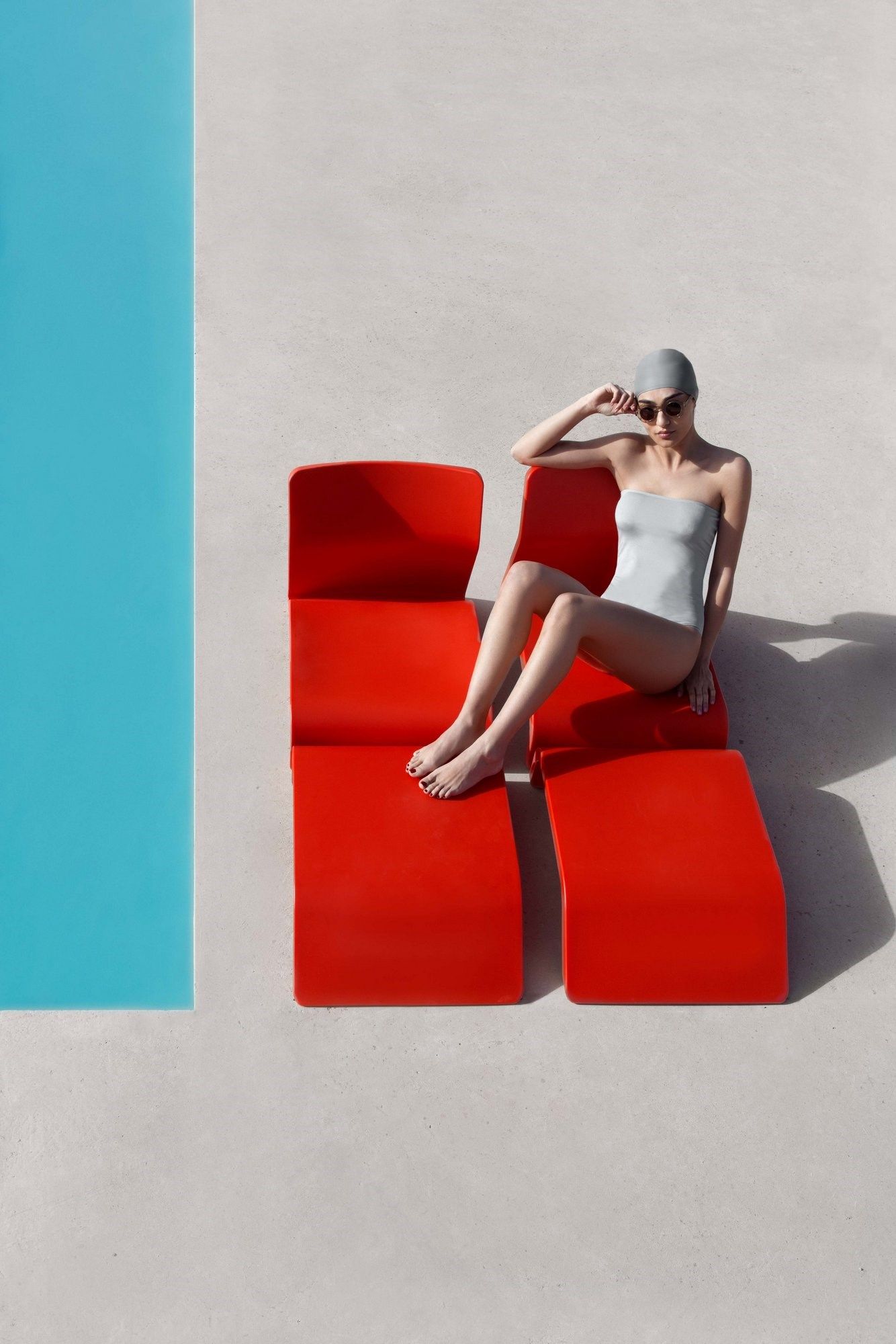 Прямоугольный низкий садовый столик Diabla клип ARCH-00032678 - Вид №4