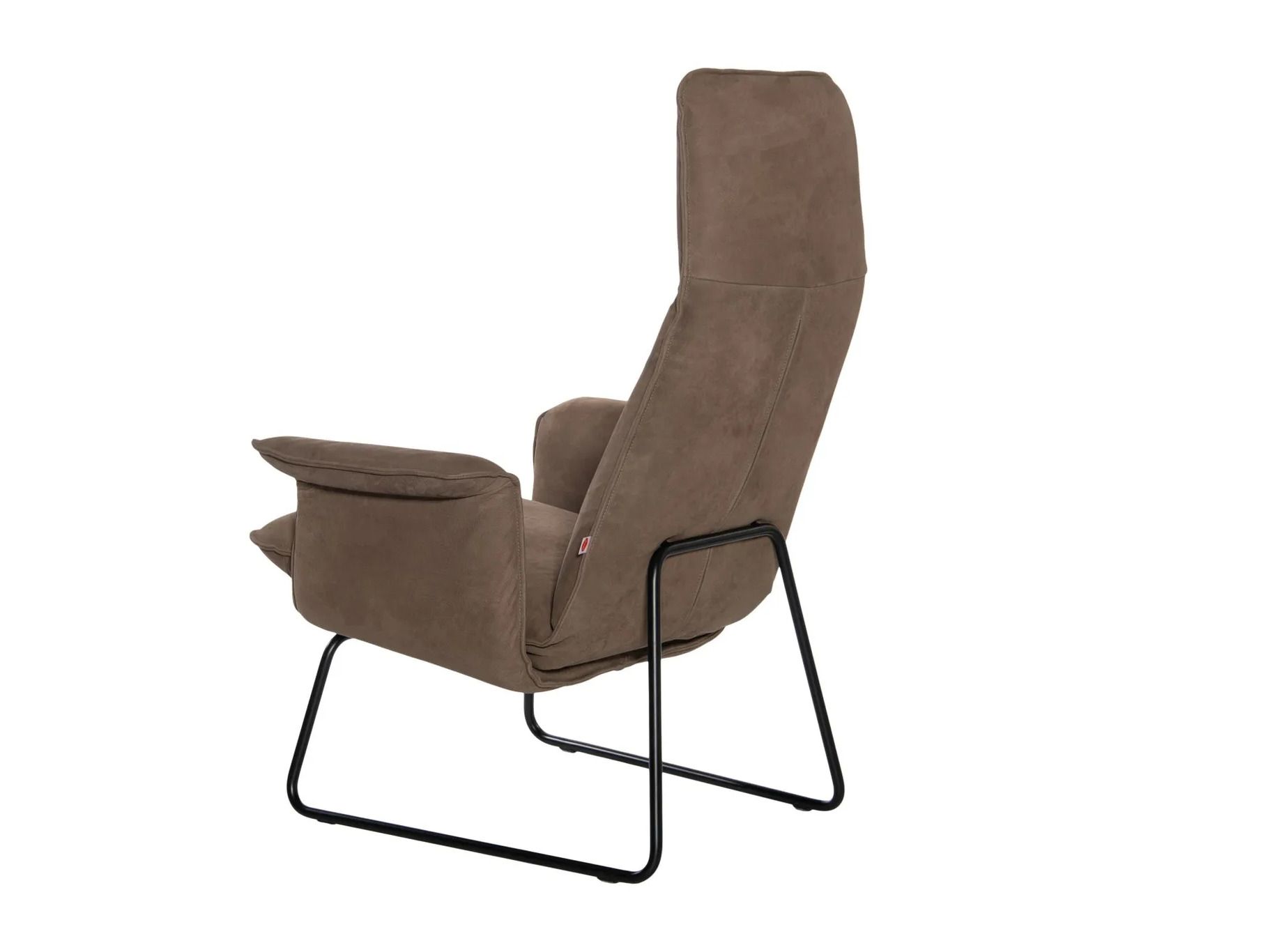 Кресло для салазок из ткани и кожи с подлокотниками Jess Оригами ARCH-00038423 - Вид №7