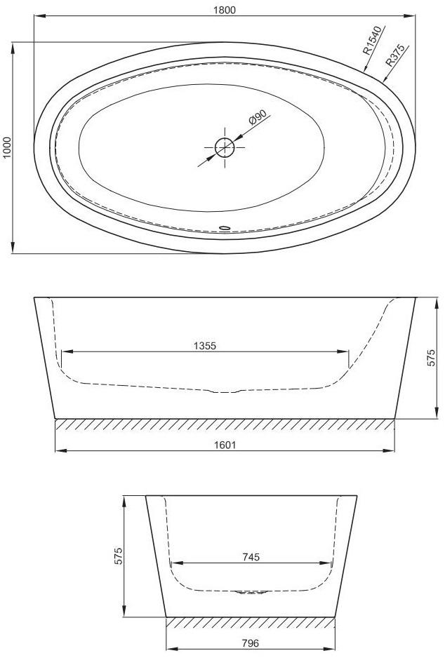 Bette Отдельностоящая ванна  8994 cfxxk  - Вид №4