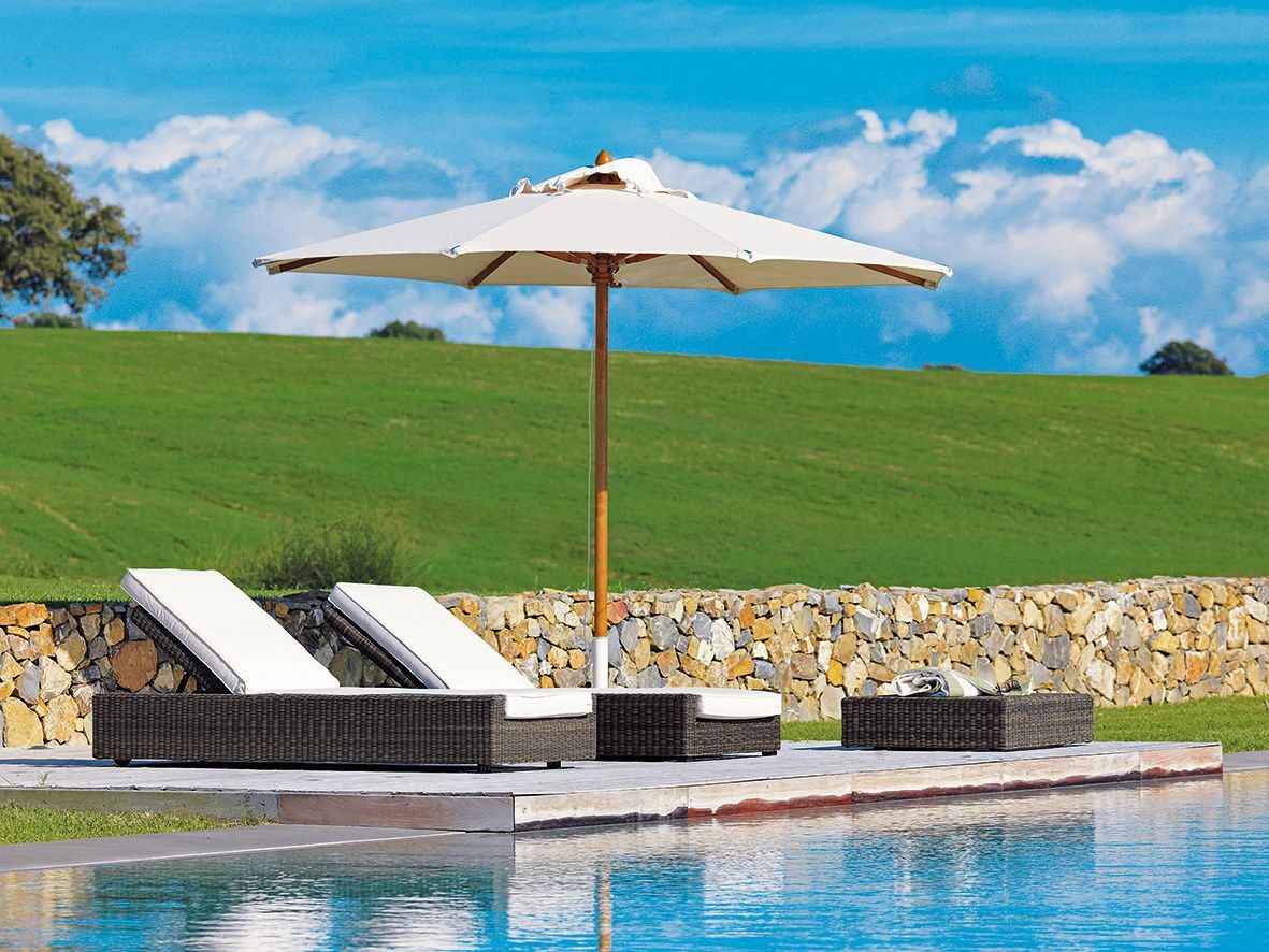 Круглый зонтик из акриловой ткани Ethimo ARCH-00120662 - Вид №2