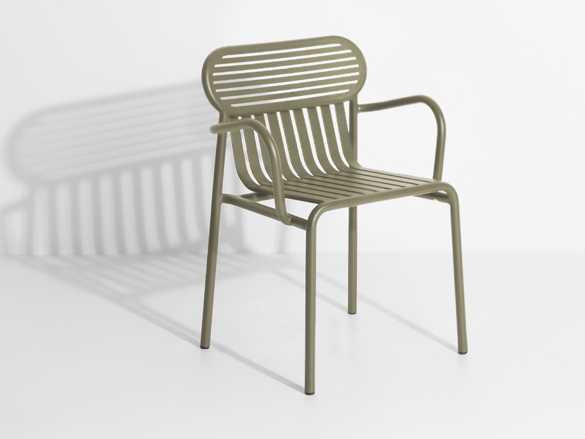 Алюминиевый штабелируемый стул с порошковым покрытием с подлокотниками Petite Friture выходные ARCH-00096326 - Вид №19