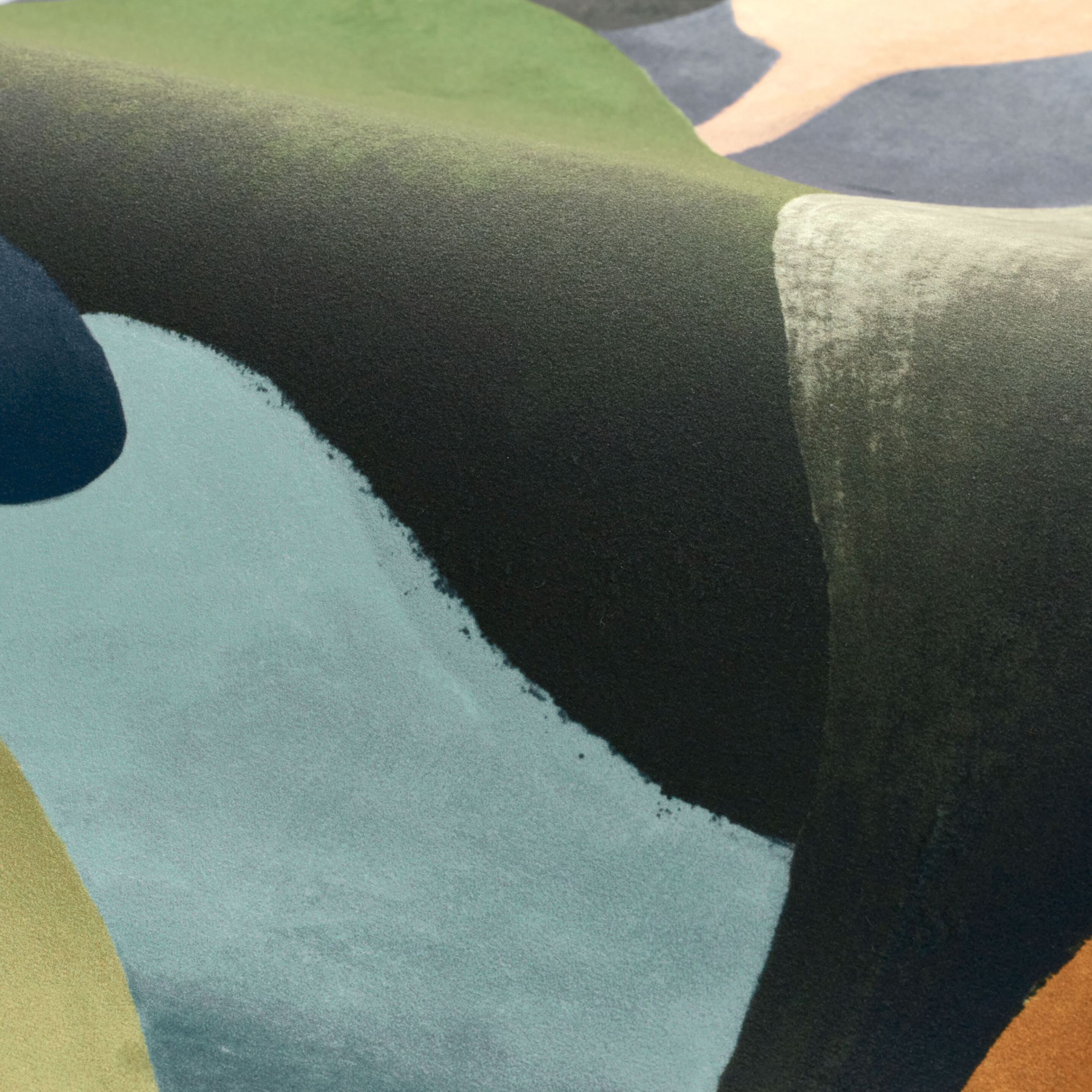 Многоцветная полиэфирная настенная ткань Casamance Exploration ARCH-00015819 - Вид №2