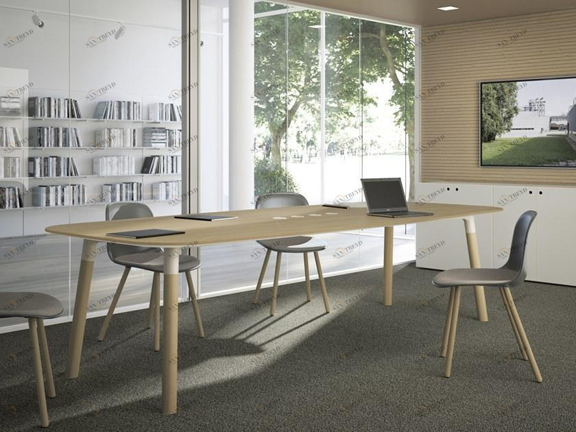 FANTONI Стол для переговоров из бука Woods sun-id-1398559