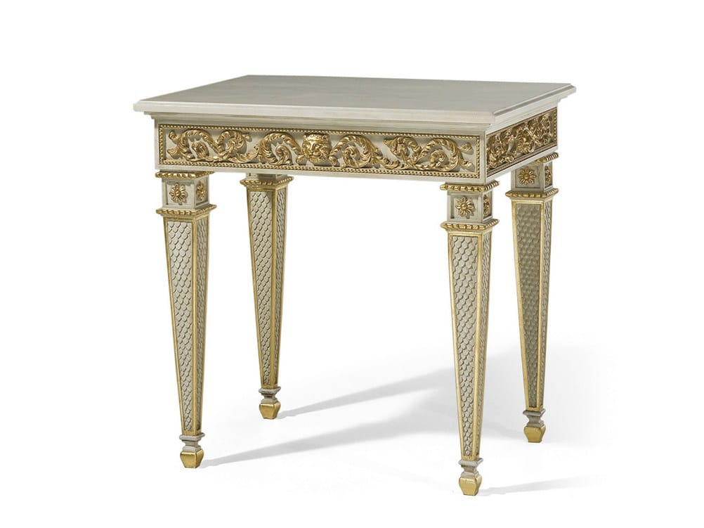 Лакированный журнальный столик с мраморной столешницей OAK Галерея ARCH-00070358