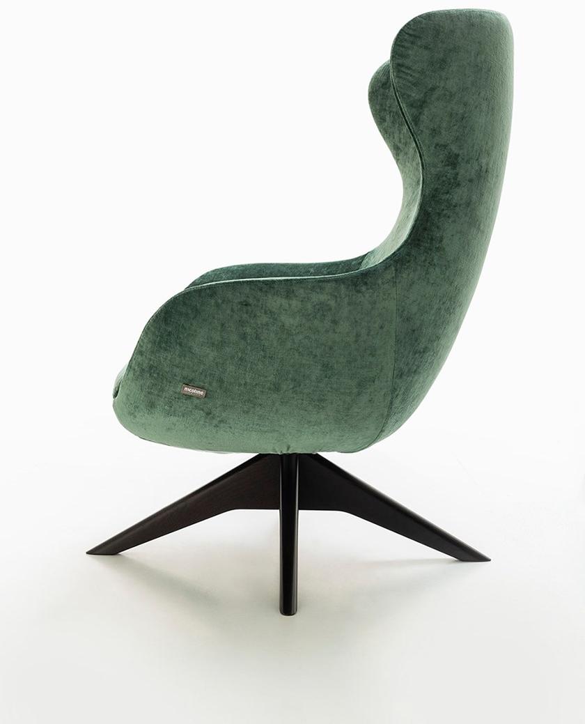 NICOLINE Кресло с подголовником из ткани sun-id-1375661 - Вид №2