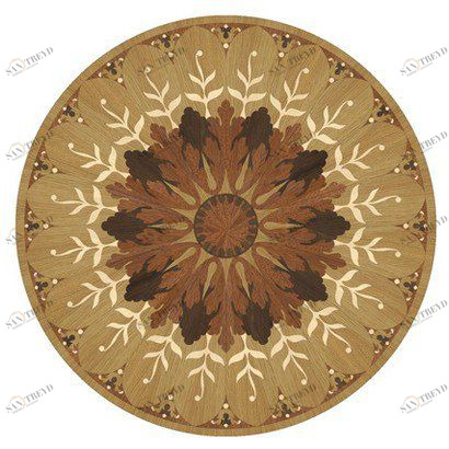 Художественный паркет Da Vinci Розетка 26-054 Дуб Селект (Гладкая) х1000диаметр мм 260090054