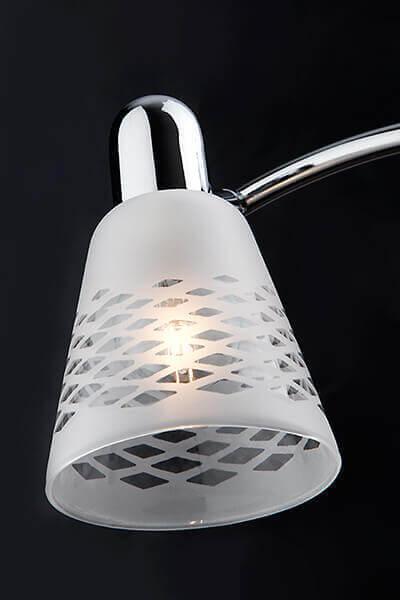 Спот настенный с белыми плафонами хром "Органик" 20053/2 EUROSVET ОРГАНИК 00-3926383 Белый;хром  - Вид №1