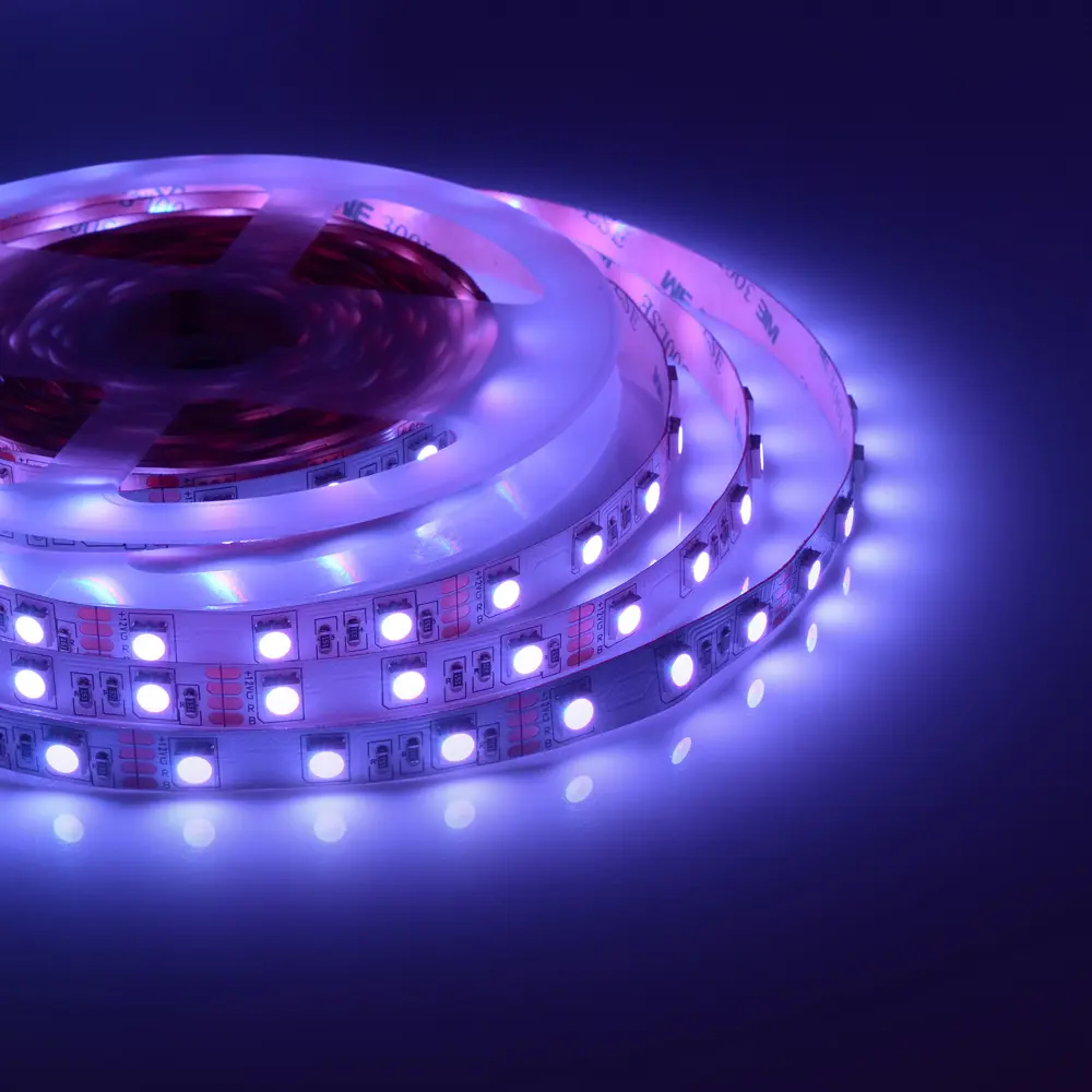 Светодиодная лента SMD 5050 60 диод/14.4 Вт/м 12 В 10 мм IP20 RGB 82602865 STLM-2125986 APEYRON  - Вид №25