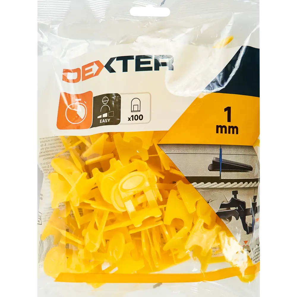 Зажимы Dexter для идеального выравнивания плитки 1 мм 88999876 STLM-0945010 - Вид №5