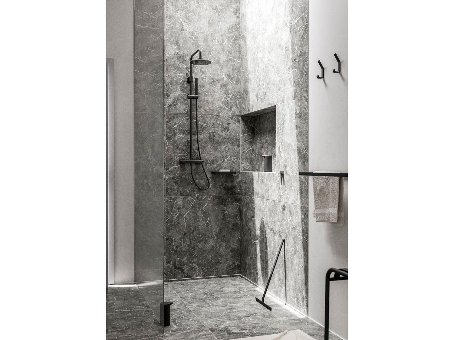 Алюминиевый держатель для полотенец ZONE DENMARK Rim ARCH-00137863 - Вид №3