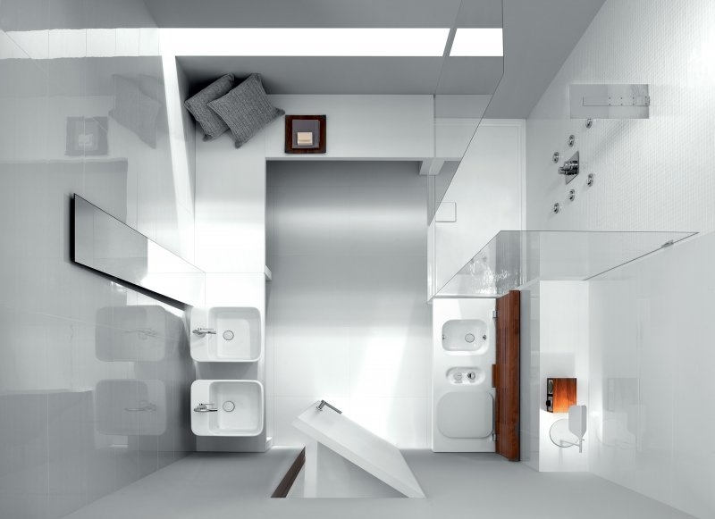 YXG801 G-FULL мойка на открытую поверхность с одним отверстием 400x480 Hatria  - Вид №2