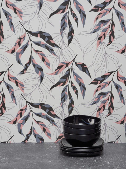 Стеновые панели - Терраццо ливз LIGRON LIST82 2355 - Вид №2