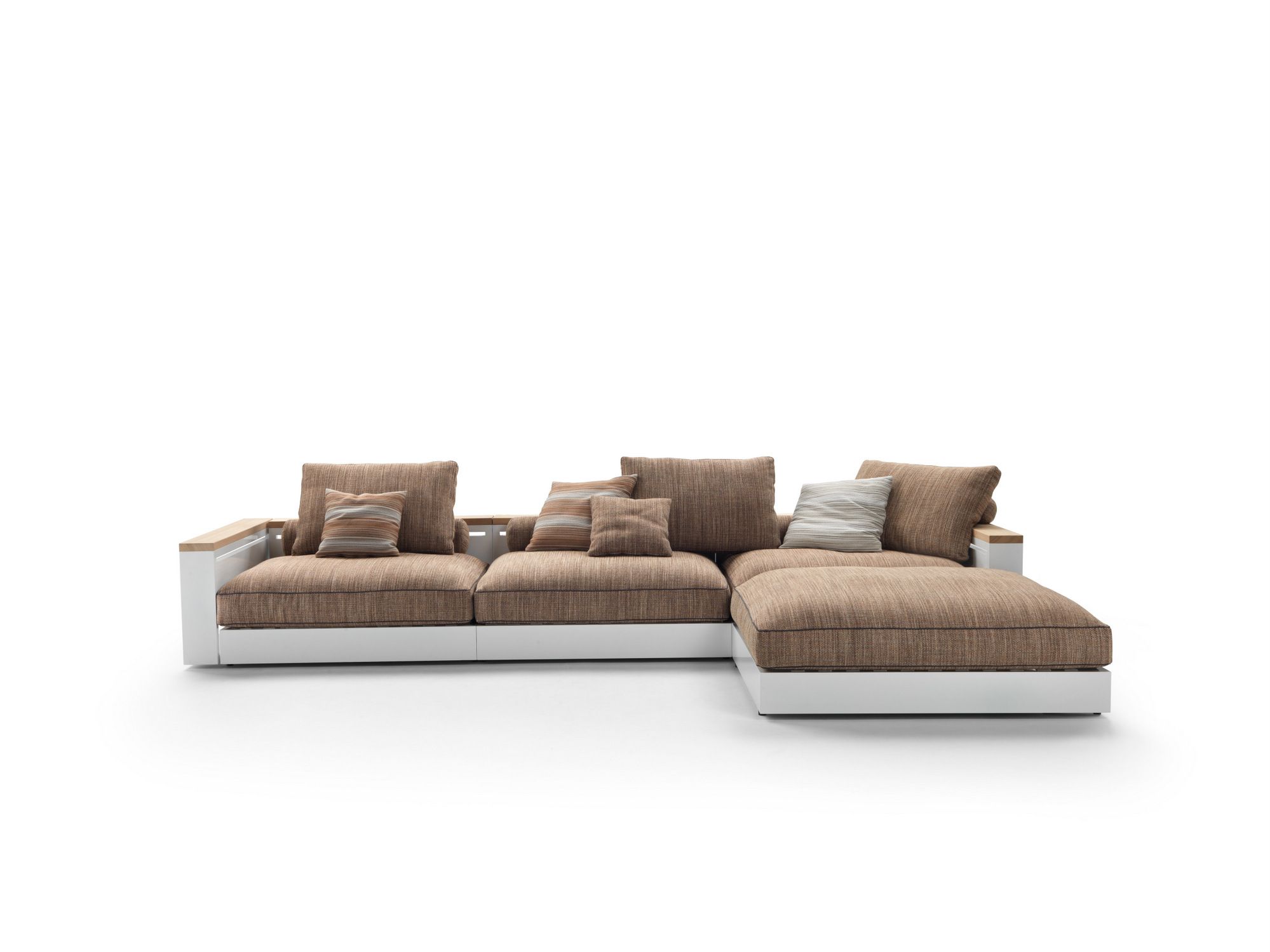 Ткань сад диван с алюминиевой основой Flexform Freeport ARCH-00078399 - Вид №1