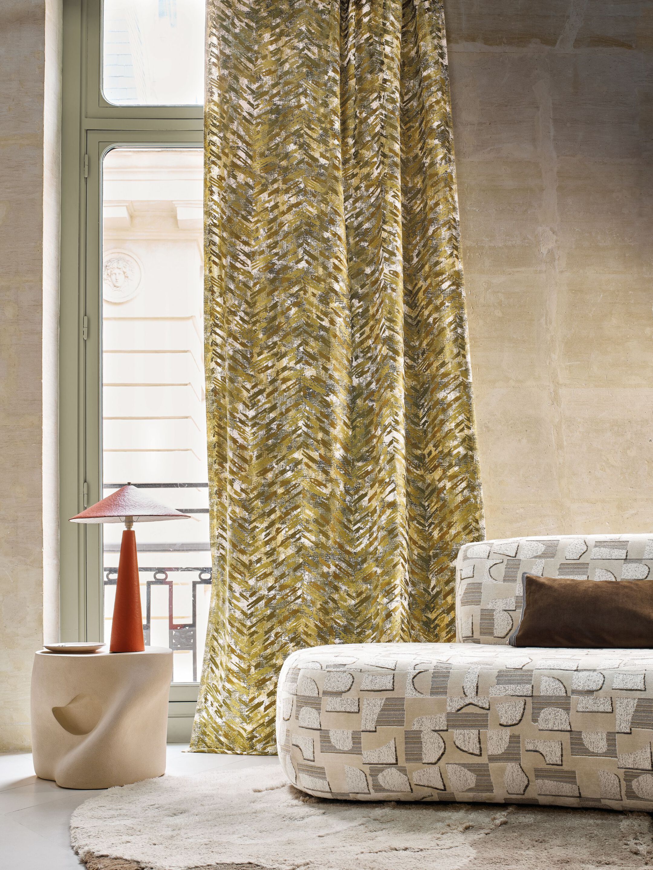 Жаккардовая обивочная ткань Casamance плакат ARCH-00147368 - Вид №2