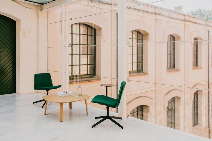 ENEA Кресло с обивкой из ткани с 4 спицами Lottus lounge sun-id-1429077 - Вид №13