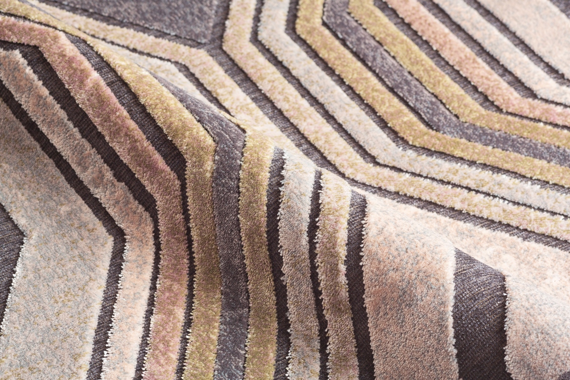 COLORISTICA DECO Col. 474330 160x230 Бельгийский ковер Бежевый  - Вид №3