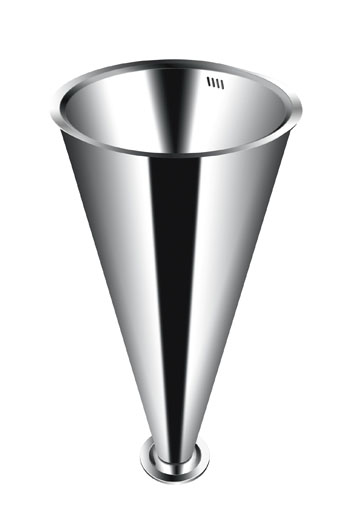 MF-154 Раковина напольная конусная Public Steel 