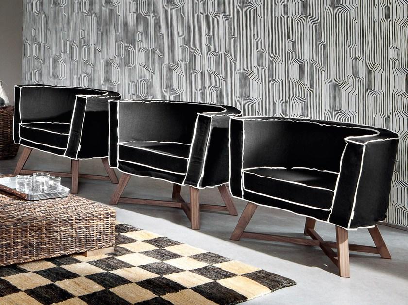 Gervasoni Мягкое кресло со съемным чехлом Gray sun-id-1374120 - Вид №4