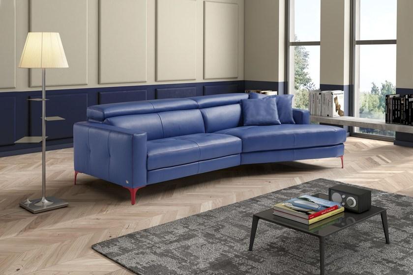 Egoitaliano Угловой диван в коже с электроприводом sun-id-1416364 - Вид №2