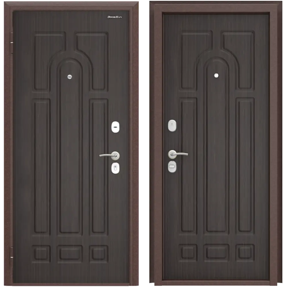 Дверь входная металлическая Оптим 88x205 см левая венге 84226057 STLM-2069794 DOORHAN 