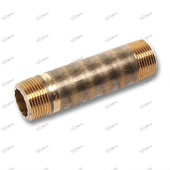 25231250R SANHA 523 удлиненный ниппель, латунь 1/2x50 мм 