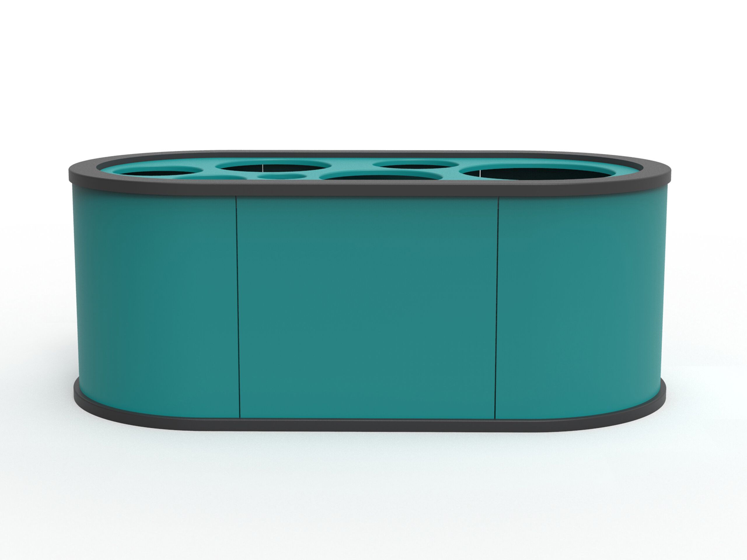 Овальный полиэтиленовый плантатор Donye BOLLICINE ARCH-00072059 - Вид №4