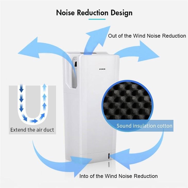Струйная сушилка для рук AIKE AK2070_856  - Вид №2