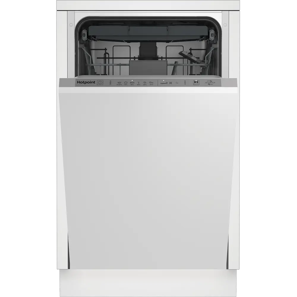 Встраиваемая посудомоечная машина Hotpoint HIS 2D86 D 45 см 8 программ цвет нержавеющая сталь STLM-2071636 - Вид №1