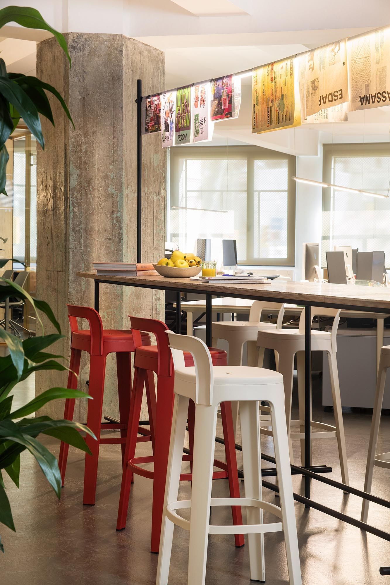 Высокий стальной барный стул RS Barcelona OMBRA ARCH-00105359 - Вид №10