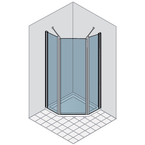 V6FSL Vertica collection Душевая кабина DUKA 45010 - Вид №1