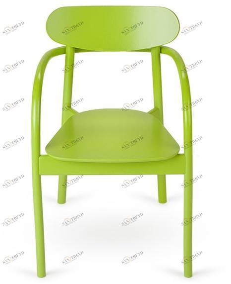 Paged Стул из лакированного дерева штабелируемый с подлокотниками sun-id-1444253