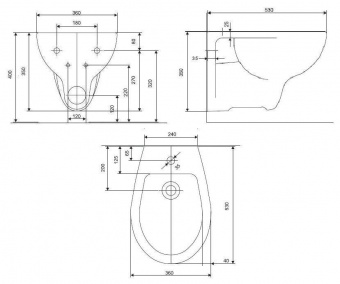 K95100000 Биде напольное  KOLO  - Вид №3