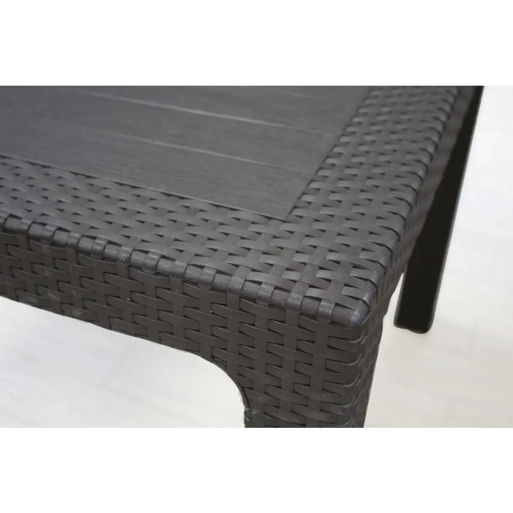 Стол садовый прямоугольный складной Rattan 120x70x75 см полипропилен цвет коричневый Santreyd Стол прямоугольный STLM-2211517 - Вид №2