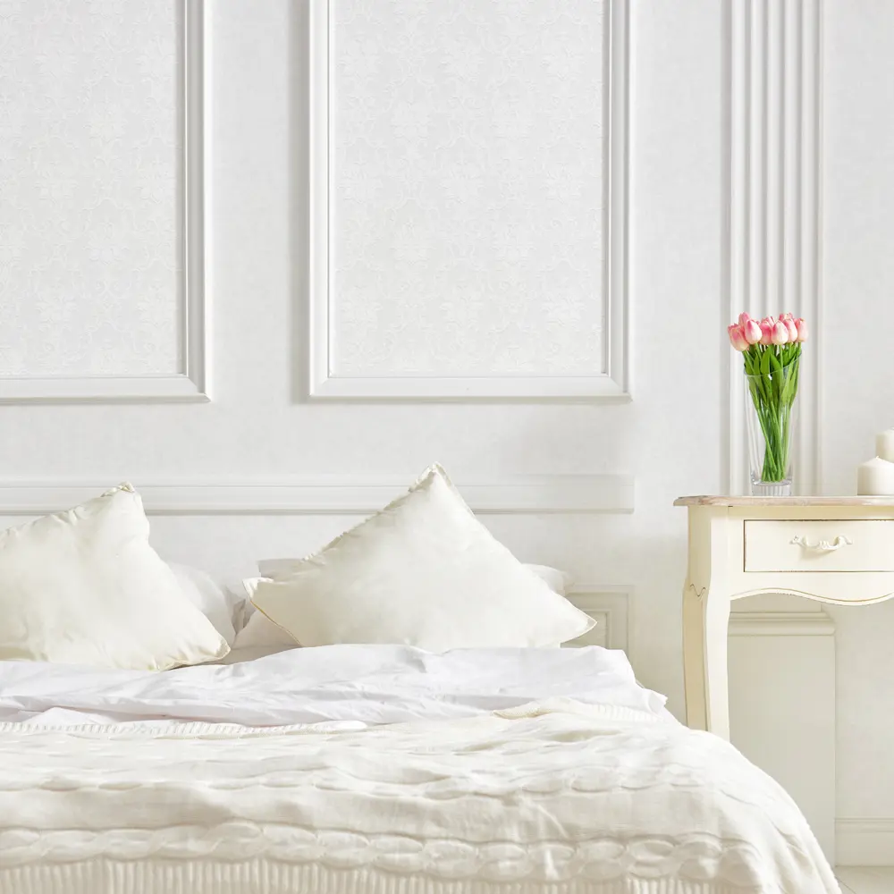 Флизелиновые обои Erismann Isadora белые 1.06 м 89400633 STLM-1417575 - Вид №4