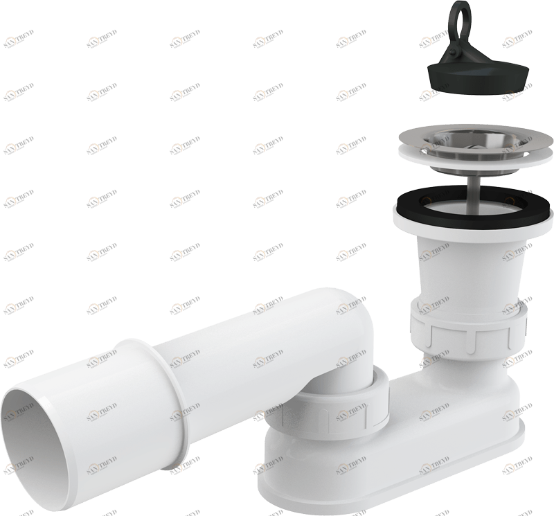 Сифон для душевого поддона с гидрозатвором ALCAPLAST A46150