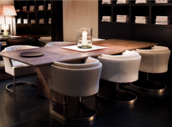 Мягкий тканевый консольный стул с подлокотниками Linteloo Маттерхорн ARCH-00119768 - Вид №3