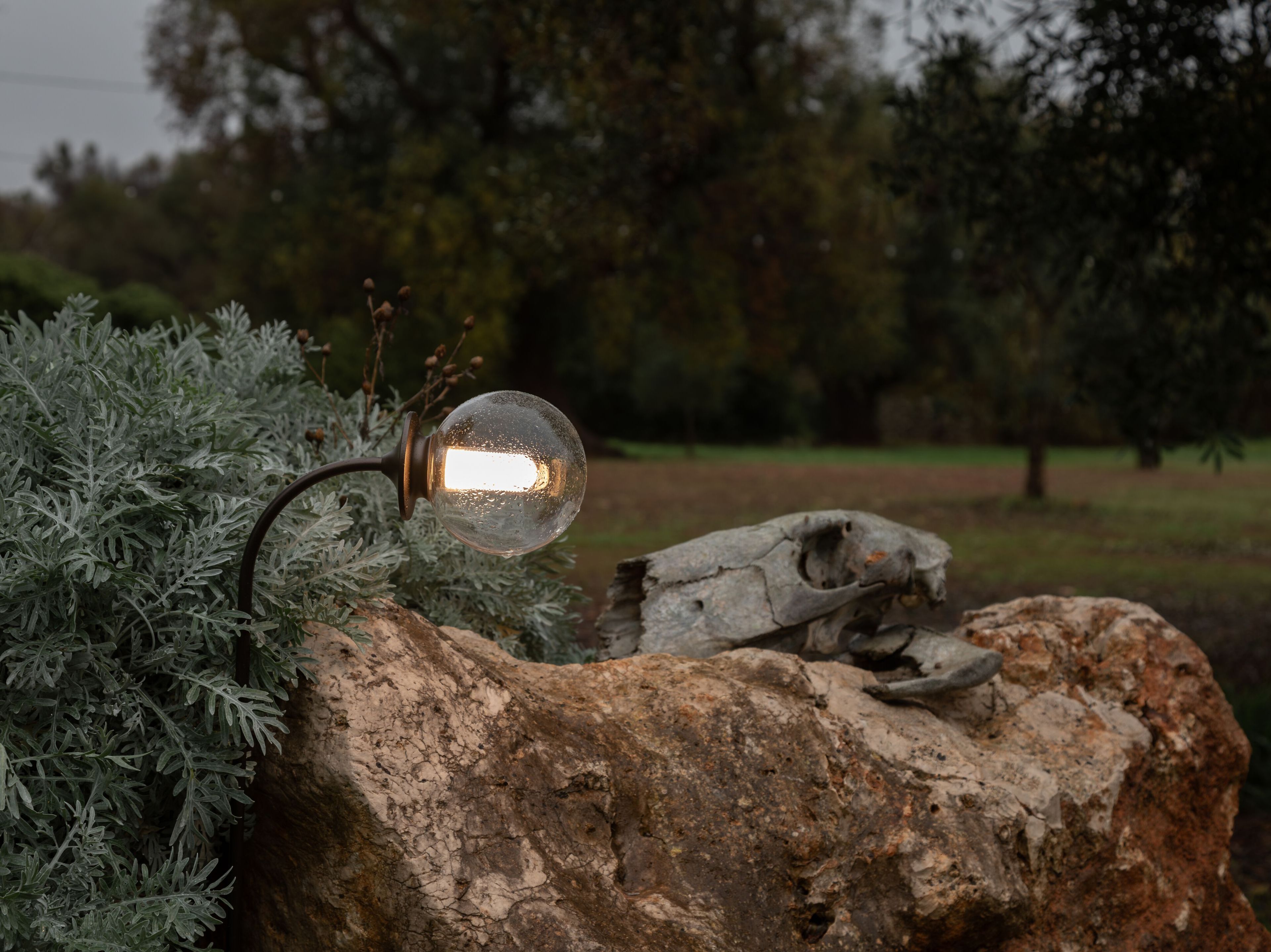 Стальной и стеклянный светодиодный световой столб Platek Balina ARCH-00111728 - Вид №2